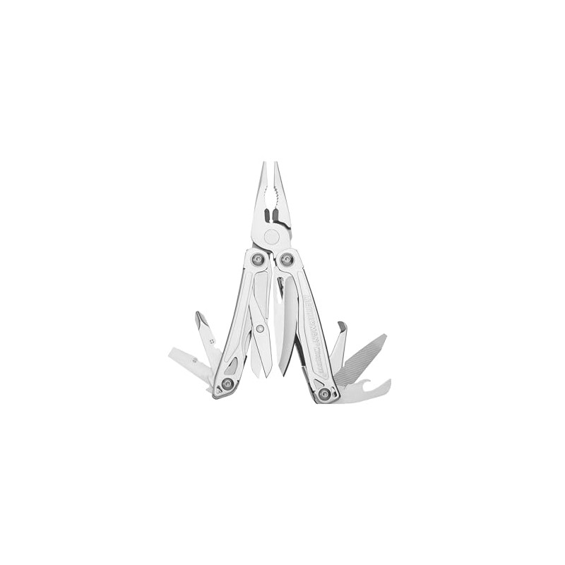 LEATHERMAN, Wingman Multitool with Spring-Action Pliers and Scissors, Stainless Steel