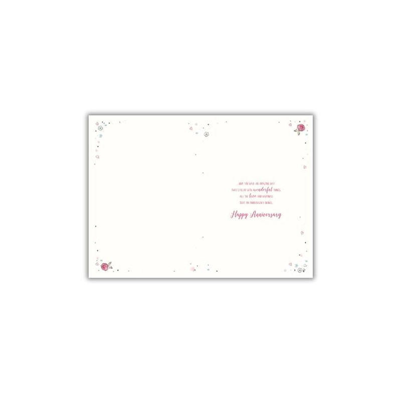 ICG Special Son and Daughter-in-Law Anniversary Card - Floral Love