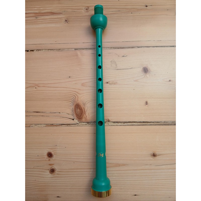 McAllister Highland Bagpipe Plastic Pipe Chanter, Green, Original