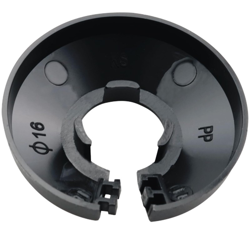 ZCZQC 4PCS Snap on Pipe Caps Decorative 17mm PP Plastic