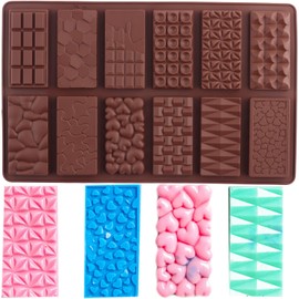 YIMINGMOLD Chocolate Bar Mold Deep Silicone Thick Chocolate Bar Molds For Dubai Chocolate Bar Pistachio Milk Chocolate Bar Stuffed Bar