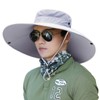 6" Super Wide Brim Sun Hats, Men and Women Bucket