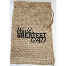 World's Greatest Dad Chocolate Gift Bag (Butter Toffee - Milk Chocolate)