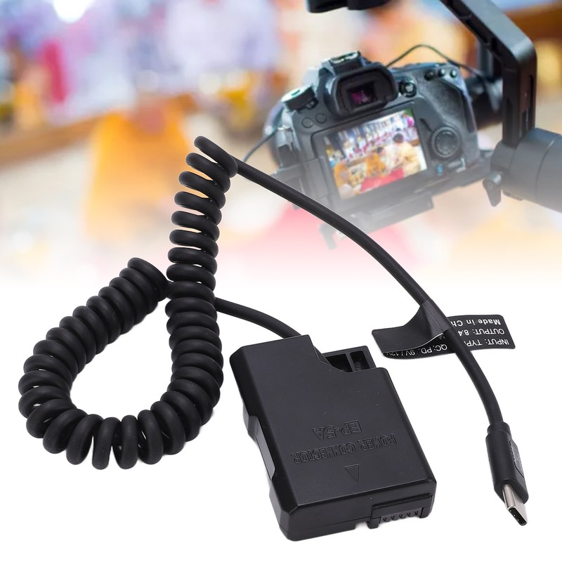 Type C Power Adapter DC Coupler ENEL14 Full Decoding Dummy