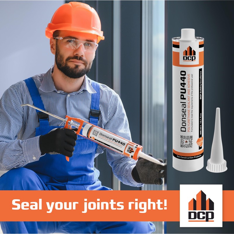DCP Donseal PU440 Polyurethane Concrete Sealant 1 Pack– Non-Sag Concrete