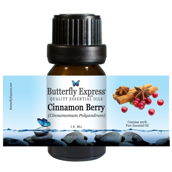 CinnamonBerry Essential Oil 10ml - 100% Pure by Butterfly Express