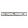 'Swimming Turtle' 30cm (12 Inch) White Plastic Ruler (RL00028626)