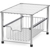 Simple Houseware Chrome Metal Stackable Storage Rack, 16.75 in L