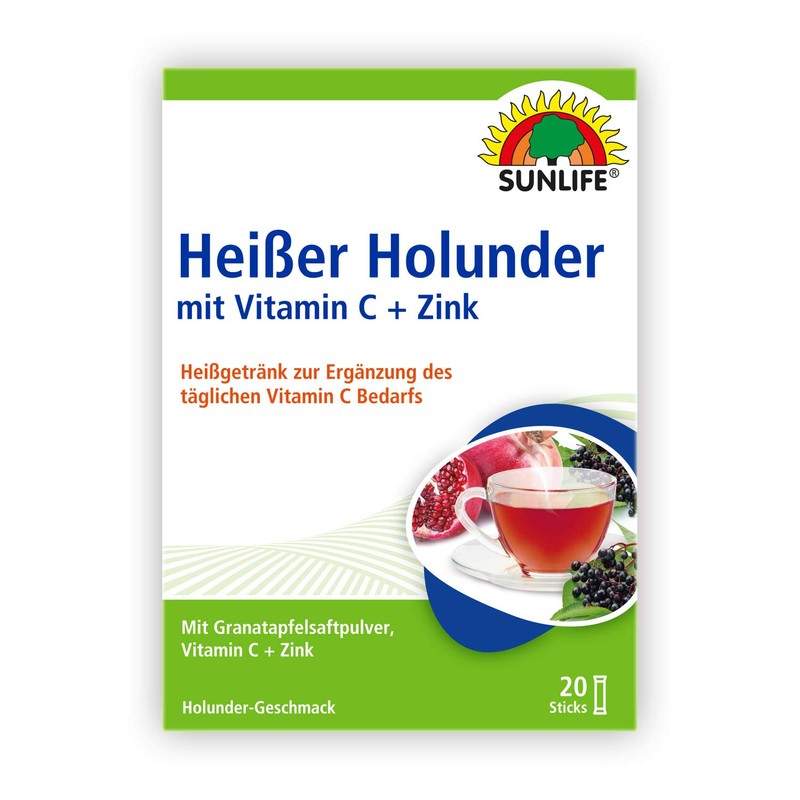SUNLIFE Hot Elderberry + Pomegranate Sticks 80g