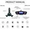 BCSMMCAR 1.3in LED Screen Wireless Bluetooth 4.0 FM Transmitter For