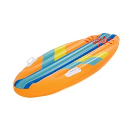 Bestway 42046 x 18" Surfboard Shaped Float Swim Ring for Kids (Orange)