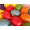 khevga Decorative Easter XL Easter Eggs 8 cm Large Multicoloured