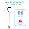 NOVA Shoe Horn Offset Cane – 2-in-1 Walking Cane &