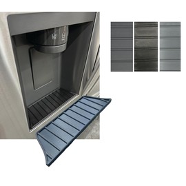 Refrigerator Drip Catcher Trays for LG Refrigerators, Exact Fit, Select LG models (Slate Grey, Alpha)