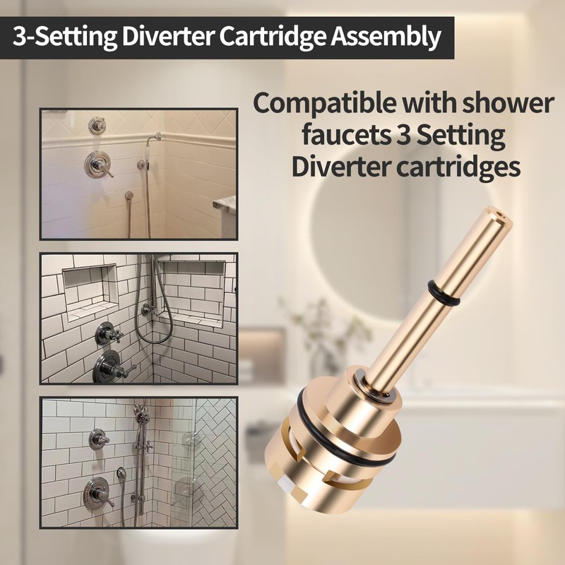 RP51918 3 Setting Diverter Cartridge-3-Setting Diverter Compatible With RP51918 Replacement