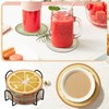 8 Pcs DIY Diamond Art Coasters with Holder, Colourful Fruit