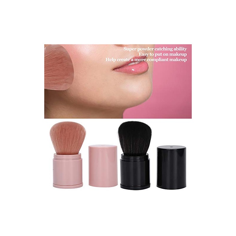 Brocha Rubor Uds Profesional Retráctil Contorno Polvo Cara Maquillaje Suelto