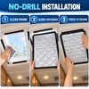 2 Pack 25 x 16 Inch RV Skylight Sunshade Covers,