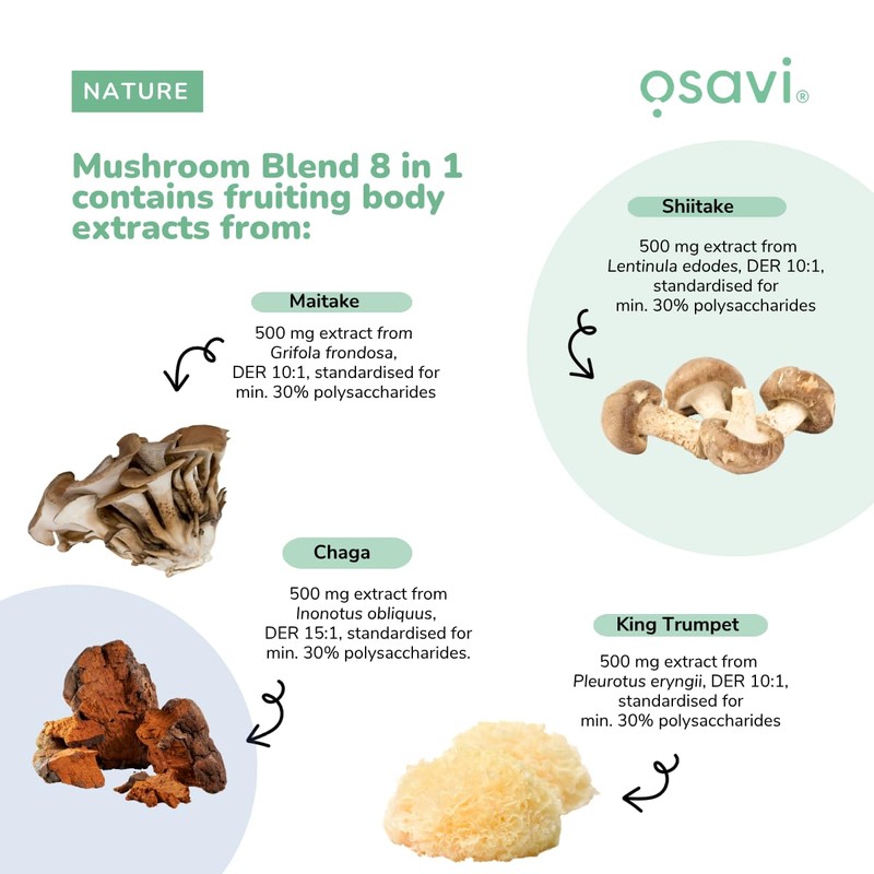 Osavi Mushroom Blend 8 in 1-200g