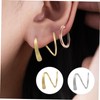 SAFIGLE Stylish Twist Earrings for Women Lightweight Ear Wrap Earrings