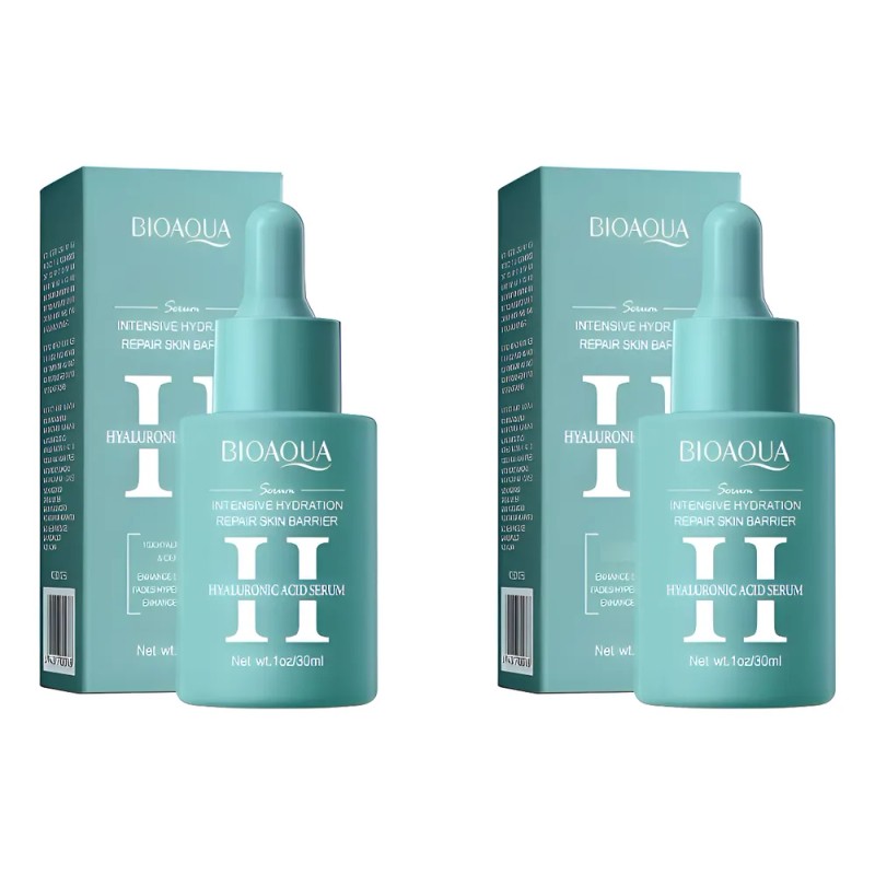 Set De 2 Serum Suero Facial De Ácido Hialurónico Hidratante
