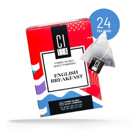 English Breakfast Black Tea in Tea Bags Individually Packaged - 2g x 24 Teabags - Citea