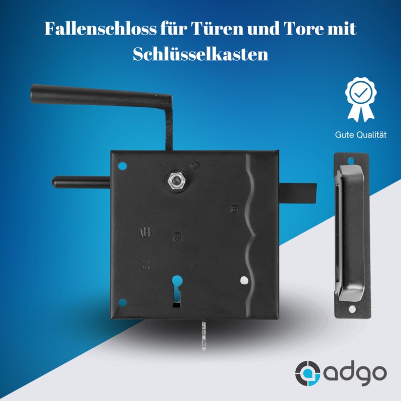 ADGO Lock for Doors and Gates Lock with Key Box