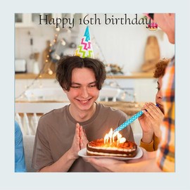 baizhong 13-21st Birthday Gifts for Boys, Birthday Bracelet Gifts for 14 15 17 19 20 Year Old Boys (16th Birthday)