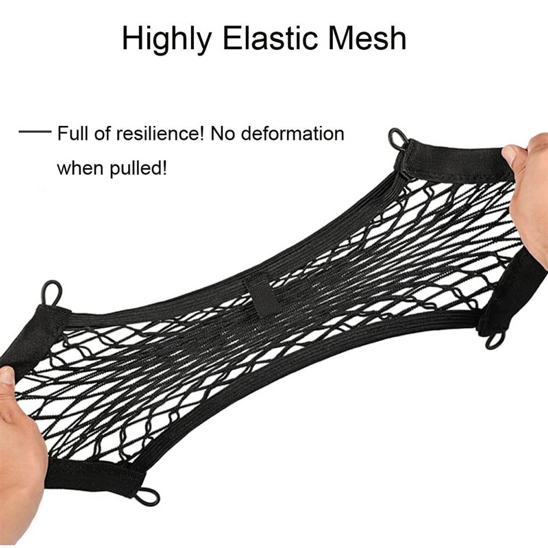 [2 Pack] Cargo Net for Cars RV Trunk Boats Home