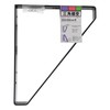 Wake Sangyo Triangular Shelf Bracket, Black, 9.8 x 11.8 inches