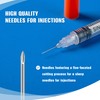 20 Pack 1ml Syringes with 32Gx6mm Plastic Multiple Uses Measuring