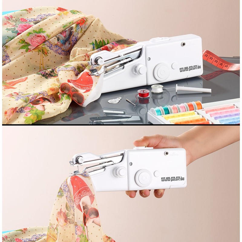 Pearl Mini Sewing Machine: Small Hand Sewing Machine.