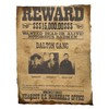 Wanted Poster Vintage Style Western Print Wild West Dalton Gang