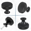 WUISOLQP 10 Pack Black Cabinet Knobs Drawer Cupboard Kitchen Knobs