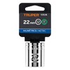 Truper D-1222-EM, Dado de 12 puntas mm, 22 mm, cuadro