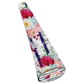 IMMERSA Jumbo Swimming Pool Noodles, Premium Soft Water-Based Vinyl Coating and UV Resistant Foam Noodles for Swimming and Floating, Lake Floats, Pool Floats for Adults. (Red Flowers)