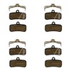 4 Pairs Discobrakes Pads for Shimano Saint BR-M810 Zee BRM640