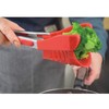 FIN-792BK Square Tongs - suQ - Red