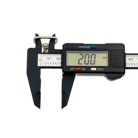 MAKRAMA Gancho Para Llavero Macrame 2cm (20 Pzas) (Plateado)