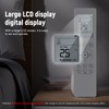RG10B(D)/BGEF New Replace Remote Control Compatible with Midea Air Conditioner