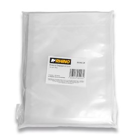 RHINO Bovac-20 Paquete de 100 Bolsas Lisas Para Empaque al Vacío de 15 X 20 Cm (6 X 8 "). Espesor de 80 Micras o Calibre 315, Pueden Utilizarse Para Cocción a 100 C