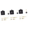 SHINEOFI 3pcs DIY Clock Movement Mechanism with Elegant Hands Silent