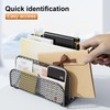 gianotter Mail Organizer Countertop, Metal File Holder with 3-Slot, Bill