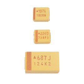 Micro Traders 3pcs 687J 226D 107A Surface Mount Tantalum Capacitor Replacement Kit 6.3v-680uF 20v-22uF 10v-100uF Compatible with Game Boy