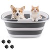 Extra Large Collapsible Bucket 35L Mop Bucket With Handles &