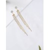 Chandelier Tassel Dangle Earrings for Women Prom Linear Drop Earrings