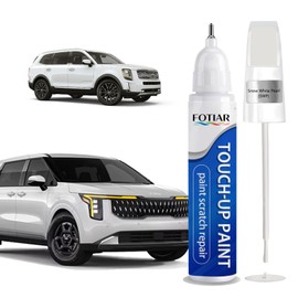 Snow White Pearl SWP Touch up Paint for Kia-Exact Match Scratch Repair Kit 2-In-1 Premium Car Paint Pen for Chips & Nicks