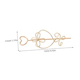 WOONEKY 2pcs Vintage Hair Sticks Viking Knot Hairpins Clip Metal Hair Jewelry for Women Minimalist Hairstyling Pins for Wedding Parties and Everyday Use