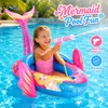 Kids Inflatable Pool Float with Water Gun – Ride-On Water
