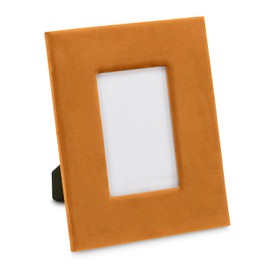 AmeliaHome Velvet Velvet Look Picture Frame Fox Red, Velvo Fuchsrot